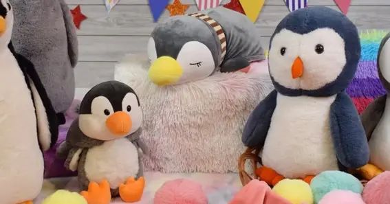 penguin stuffed animal