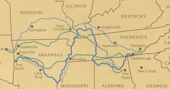 what was the capitals during westward expansion in georgia