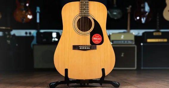 fender acoustic guitar fa-100