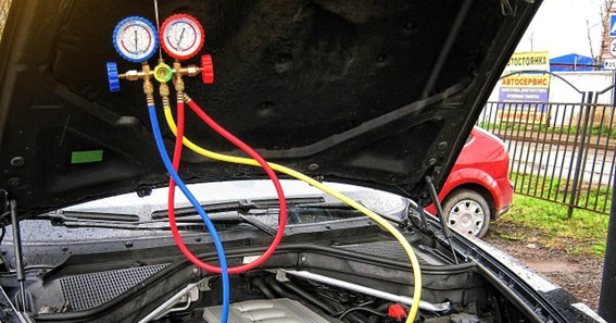 ac refrigerant in car